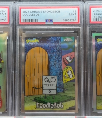 2025 Topps Chrome SpongeBob #2 DoodleBob — front
