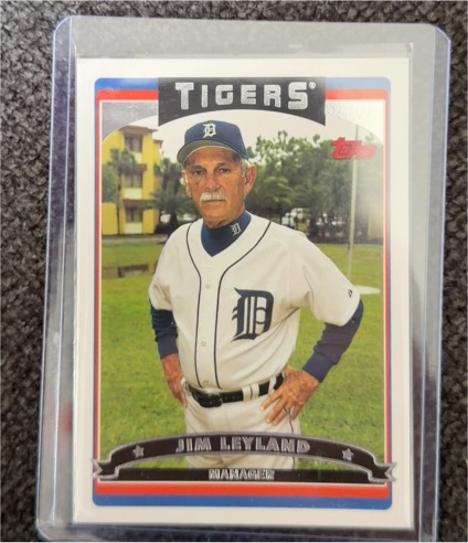 2006 Topps #597 Jim Leyland — front