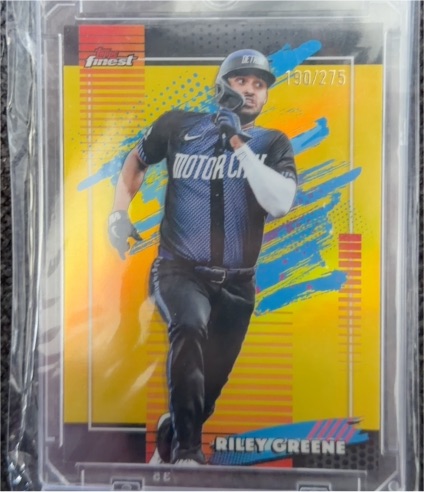 2026 Topps Finest #108 Riley Greene — front