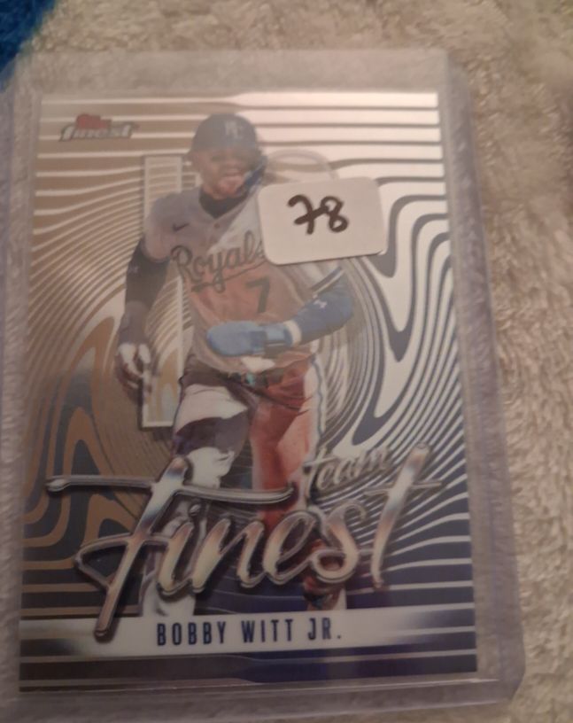 2026 Topps Finest Team Finest #TF-11 Bobby Witt Jr. — front