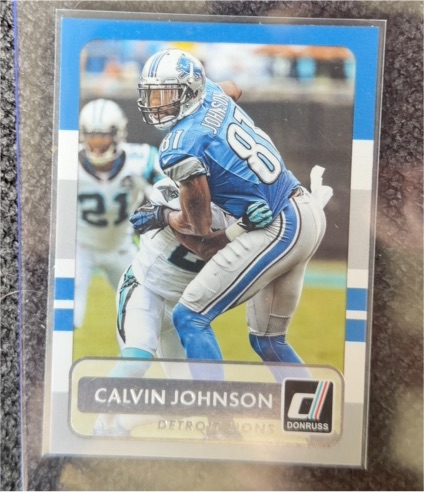 2015 Donruss #83 Calvin Johnson — front