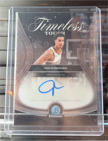 2025-26 Bowman Chrome #TTA-OI Oso Ighodaro Timeless Touch Autograph — front