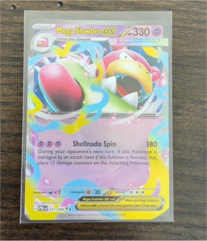 2026 Pokémon TCG Mega Slowbro EX #031/084 — front