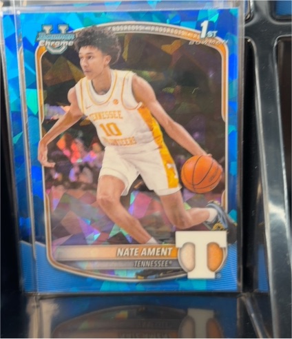 2025 Bowman Chrome Sapphire #BCP-5 Nate Ament — front