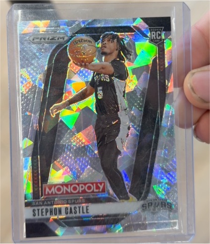 2024-25 Panini Prizm Monopoly #75 Stephon Castle — front