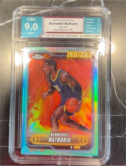 2024-25 Topps Chrome #96 Bennedict Mathurin — front