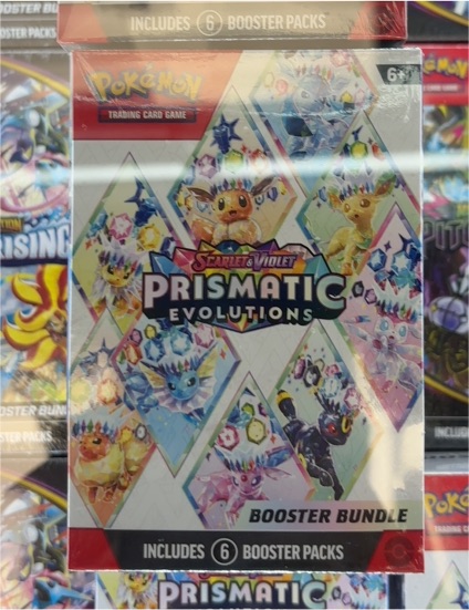 2023 Pokémon TCG Scarlet & Violet Prismatic Evolutions Booster Bundle — front