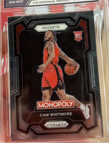2023-24 Panini Prizm Monopoly #31 Cam Whitmore — front