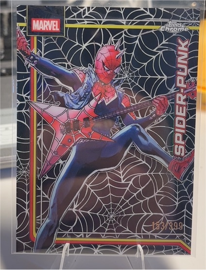 2026 Topps Chrome Marvel Spider-Punk #153 — front