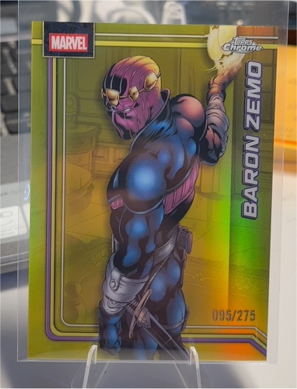 2026 Topps Chrome Marvel #9 Baron Zemo — front