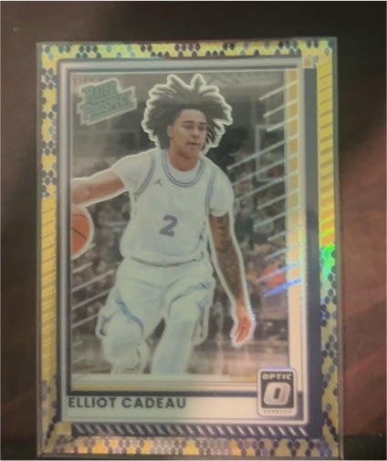 2025-26 Panini Donruss Optic #48 Elliot Cadeau Rated Prospect — front