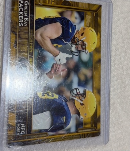 2015 Topps #266 Green Bay Packers Aaron Rodgers Jordy Nelson — front