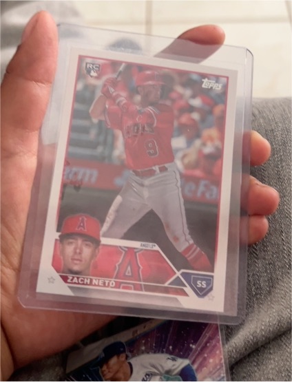 2023 Topps Update Series #US98 Zach Neto — front