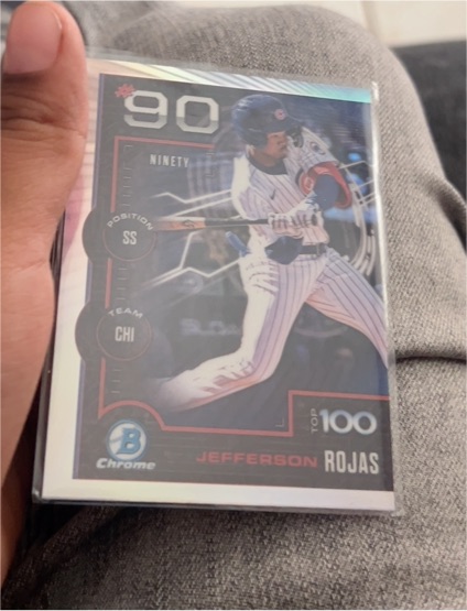 2025 Bowman Scouts Top 100 Chrome #BTP-90 Jefferson Rojas — front