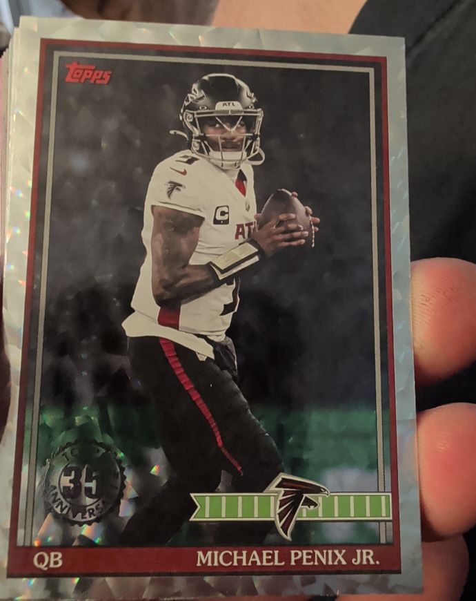 2026 Topps Flagship #91TF-4 Michael Penix Jr. — front