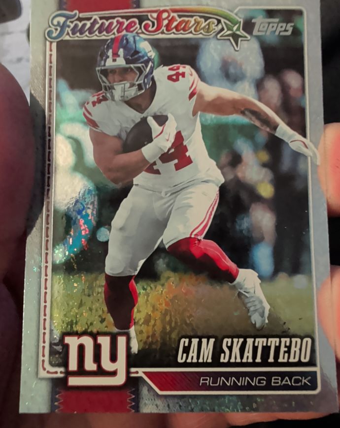 2026 Topps Future Stars #268 Cam Skattebo — front