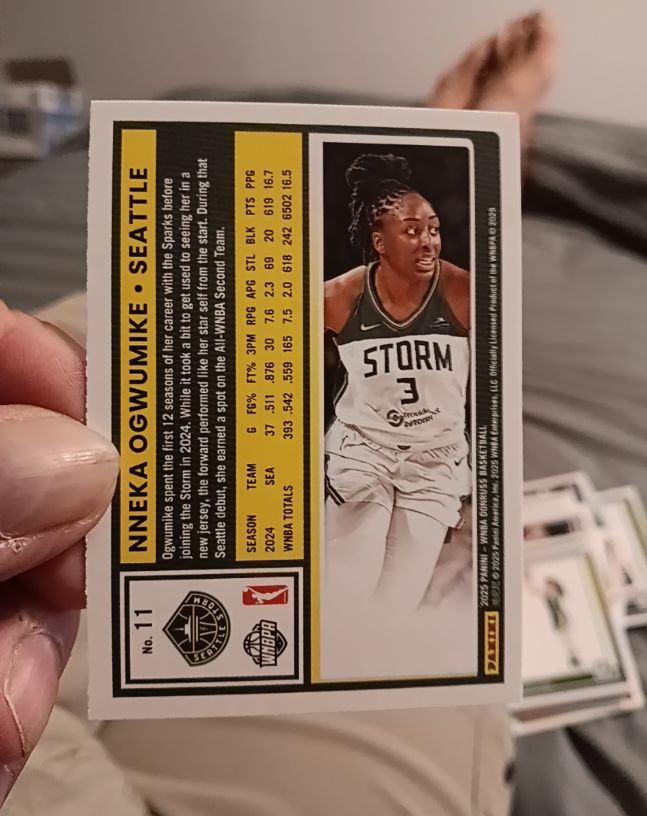2025 Panini Donruss WNBA #11 Nneka Ogwumike — front