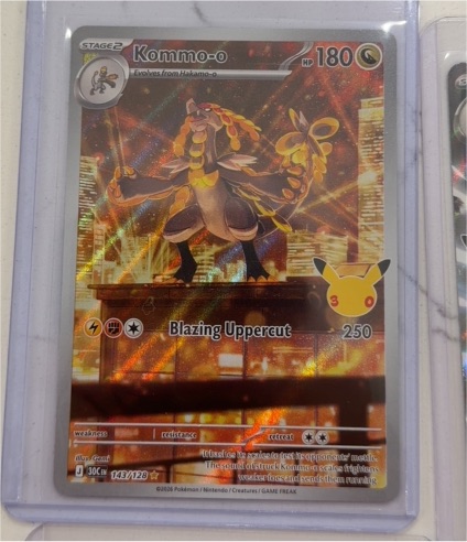 2026 Pokémon 30th Anniversary #143 Kommo-o — front