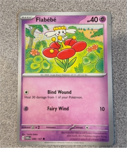 2024 Pokémon Twilight Masquerade #086 Flabébé — front