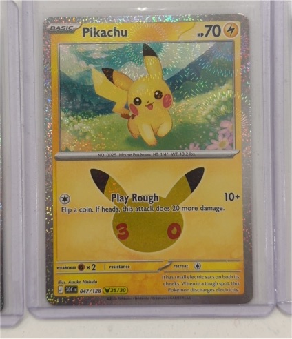 2026 Pokemon 30th Celebration #047 Pikachu — front