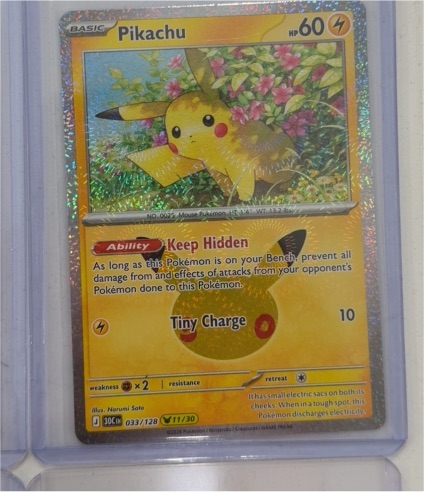 2023 Pokémon 30th Celebrations #033 Pikachu — front