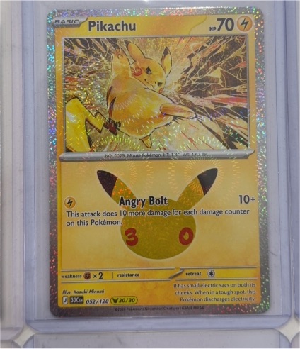 2026 Pokémon 30th Anniversary #052 Pikachu — front