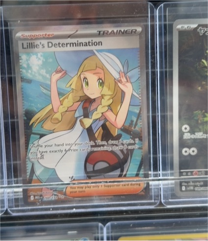 Pokémon TCG Mega Evolution #169 Lillie's Determination — front