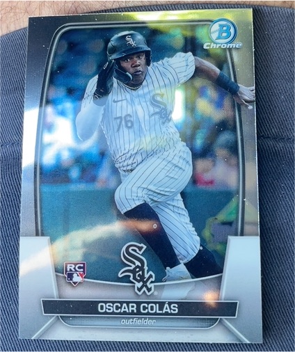 2023 Bowman Chrome #20 Oscar Colás — front