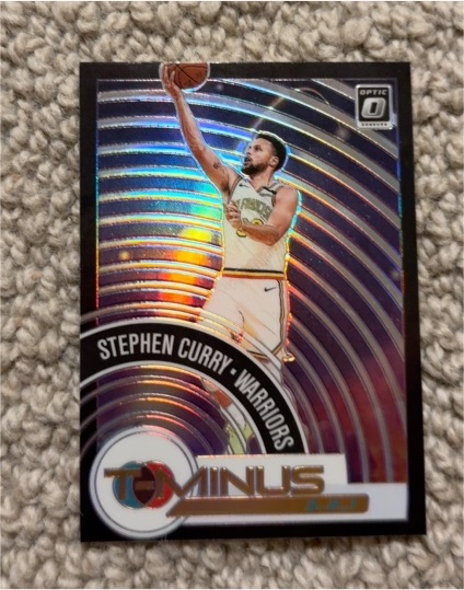 2020-21 Panini Donruss Optic T-Minus #1 Stephen Curry — front