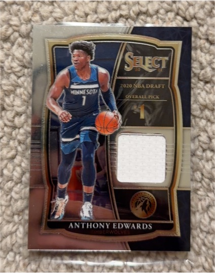 2020 Panini Select Draft Selections #DS-EDW Anthony Edwards — front