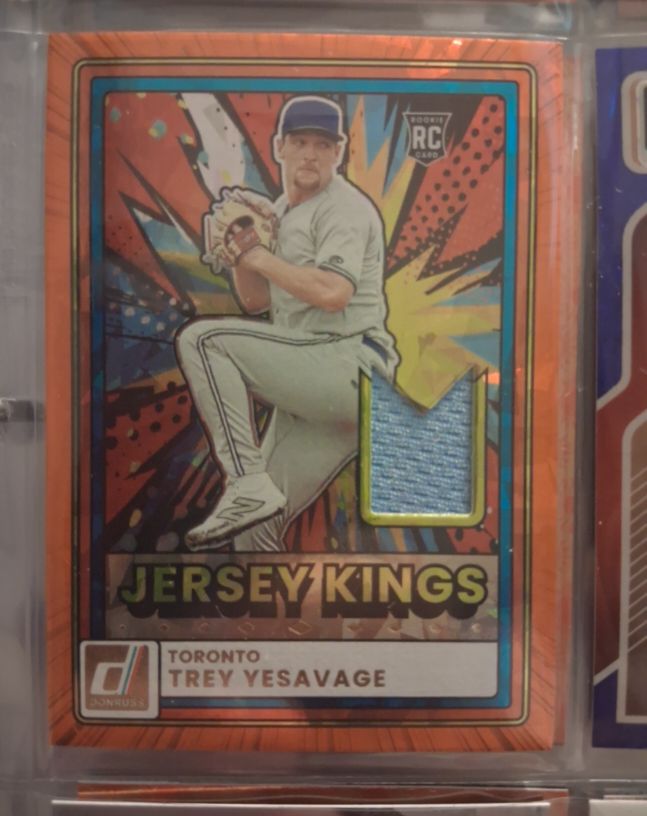 2026 Donruss Jersey Kings #JK-TY Trey Yesavage — front