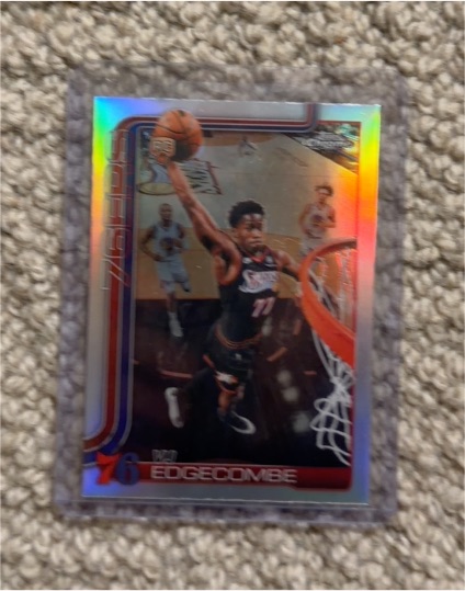 2025 Topps Chrome #153 VJ Edgecombe — front