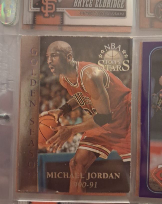 1990 Topps NBA Stars Michael Jordan — front