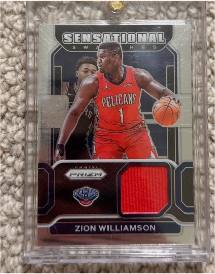2021-22 Panini Prizm #SW-ZWL Zion Williamson — front
