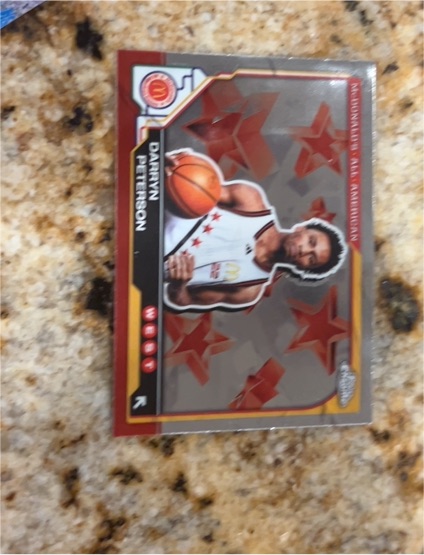 2025 Topps Chrome McDonald's All American #12 Darryn Peterson — front