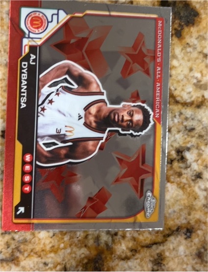 2025 Topps Chrome McDonald's All American #7 AJ Dybantsa — front