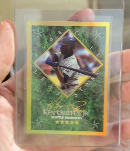 1994 Leaf Gold Leaf Stars #4 Ken Griffey Jr. — front