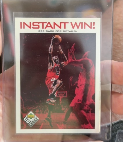 1998-99 Upper Deck UD Choice Instant Win! #IW5 Michael Jordan — front