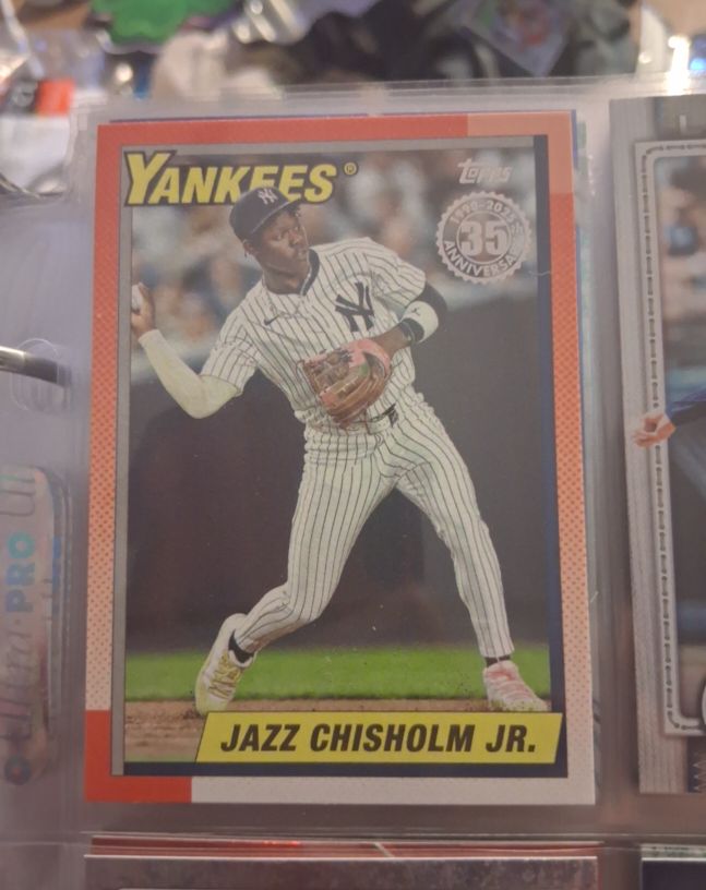 2025 Topps Series 2 35th Anniversary #90B2-16 Jazz Chisholm Jr. — front