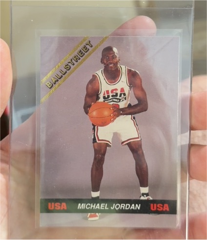 1992 Ballstreet #5 Michael Jordan USA Basketball — front