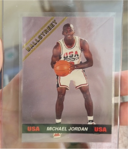1992 Ballstreet #5 Michael Jordan USA Basketball — front