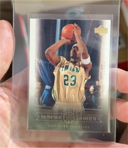 2003 Upper Deck #5 LeBron James — front