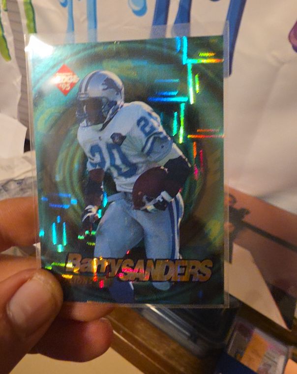 1995 Collector's Edge EdgeTech #23 Barry Sanders — front