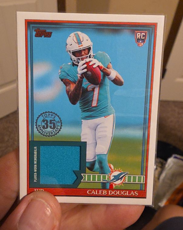 2026 Topps Flagship Football #91RR-CD Caleb Douglas — front