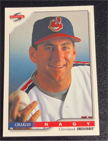 1996 Score #350 Charles Nagy — front