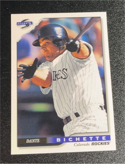 1996 Score #298 Dante Bichette — front
