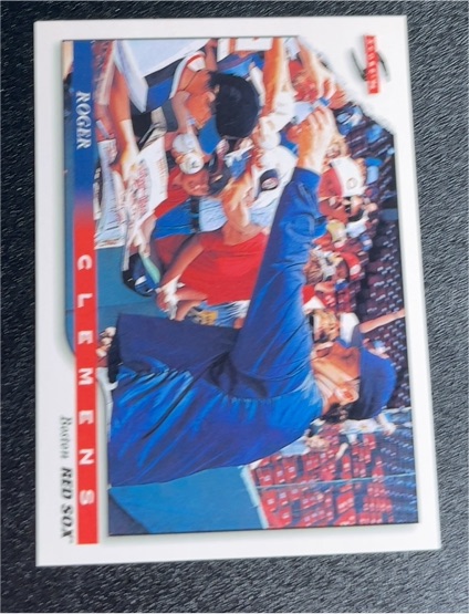 1996 Score #333 Roger Clemens — front