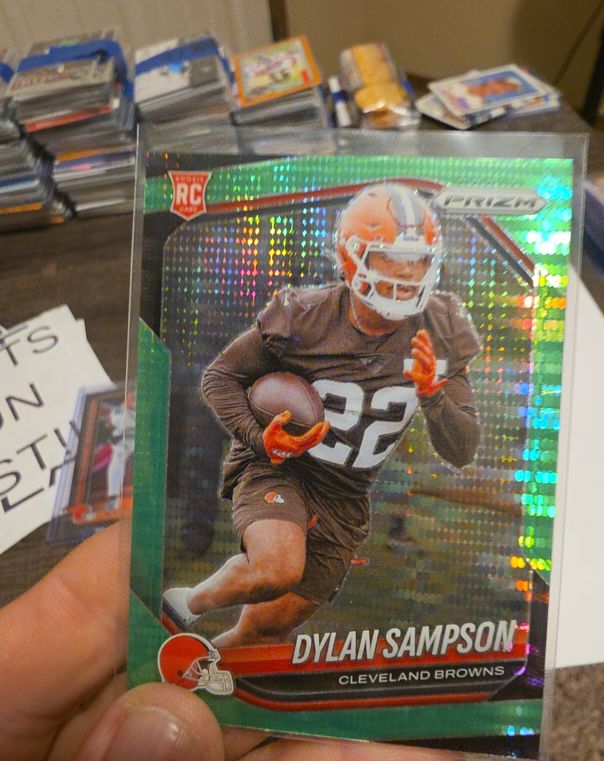 2025 Panini Prizm #365 Dylan Sampson — front