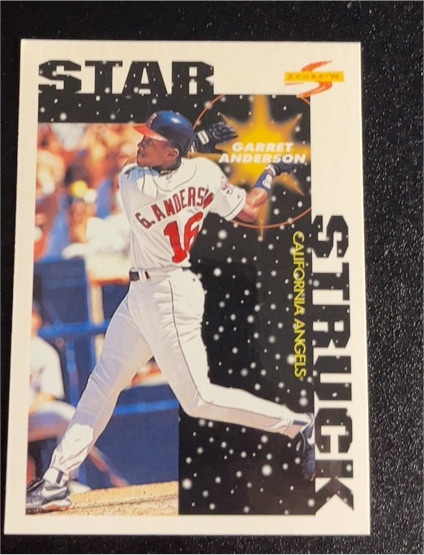 1996 Score #375 Garret Anderson California Angels — front