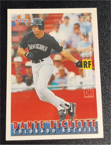 1995 Topps Bazooka #114 Dante Bichette — front